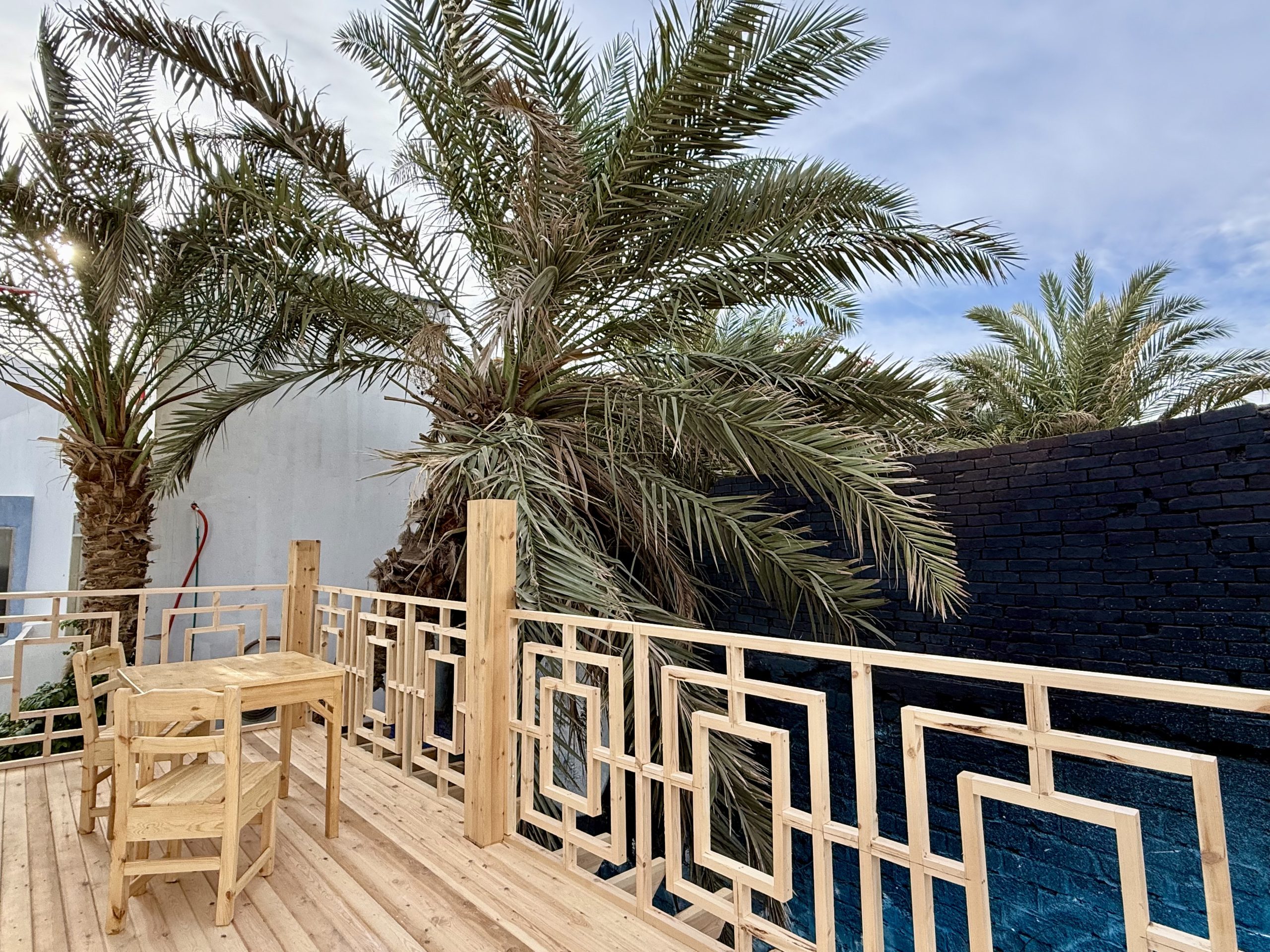 Private terrace at Moonlight Studios first floor