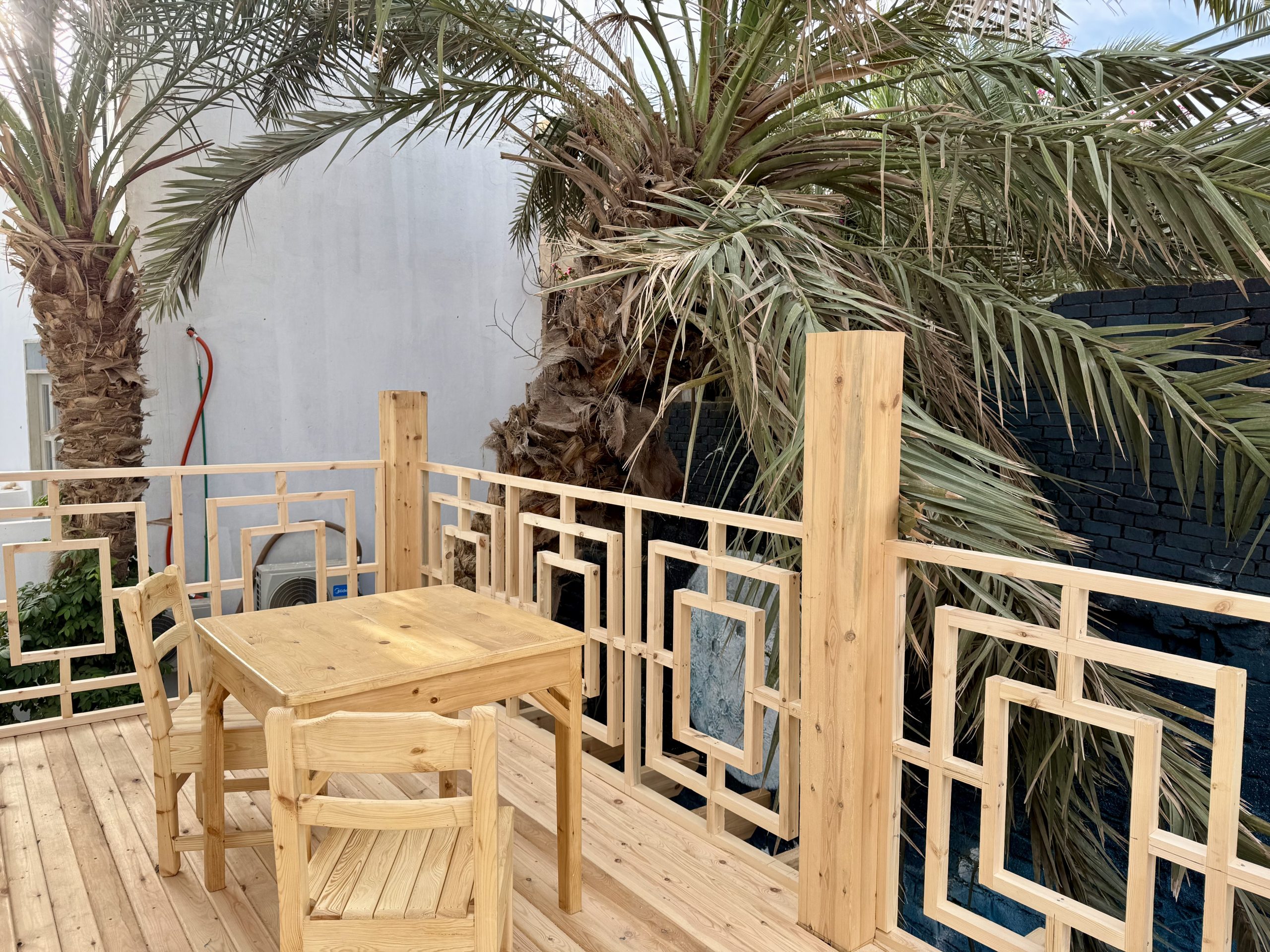 Private terrace at Moonlight Studios first floor